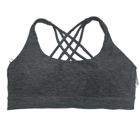 Victoria’s Secret Essentials Strappy Padded / Removable Padding Sports bra gray - Picture 4 of 5